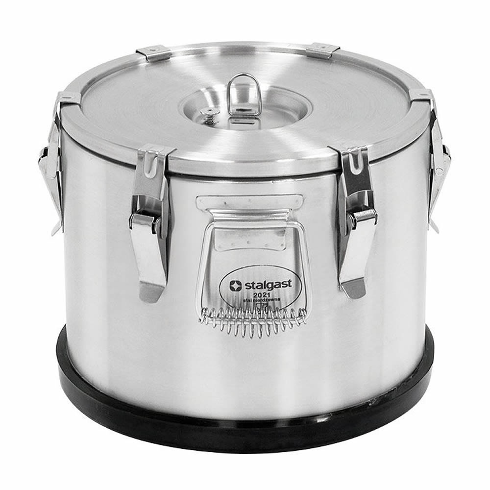 Thermobehälter aus rostfreiem Edelstahl, 15 Liter Thermobehälter aus rostfreiem Edelstahl, 15 Liter