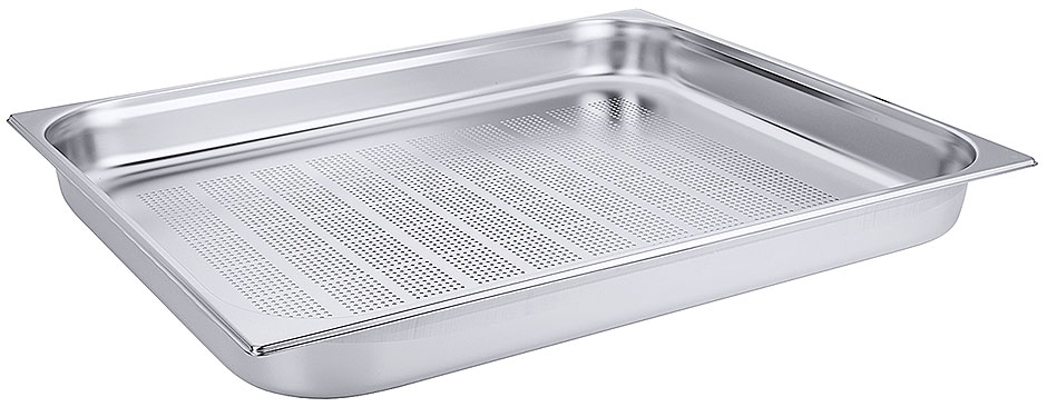 GN Behälter perforiert GN 2/1 - 65 mm tief - Volumen 18,5 Liter GN Behälter perforiert GN 2/1 - 65 mm tief - Volumen 18,5 Liter