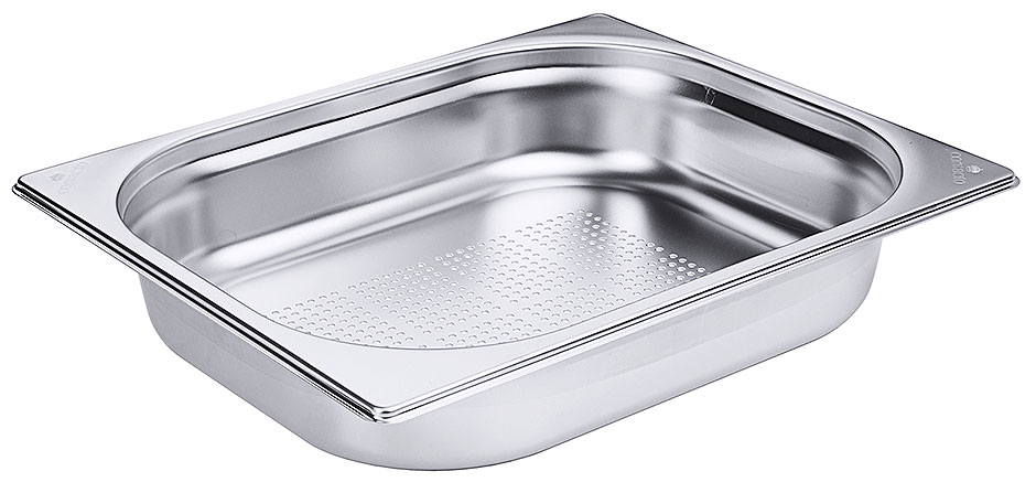 GN Behälter perforiert GN 1/2 - 65 mm tief - Volumen 4,0 Liter