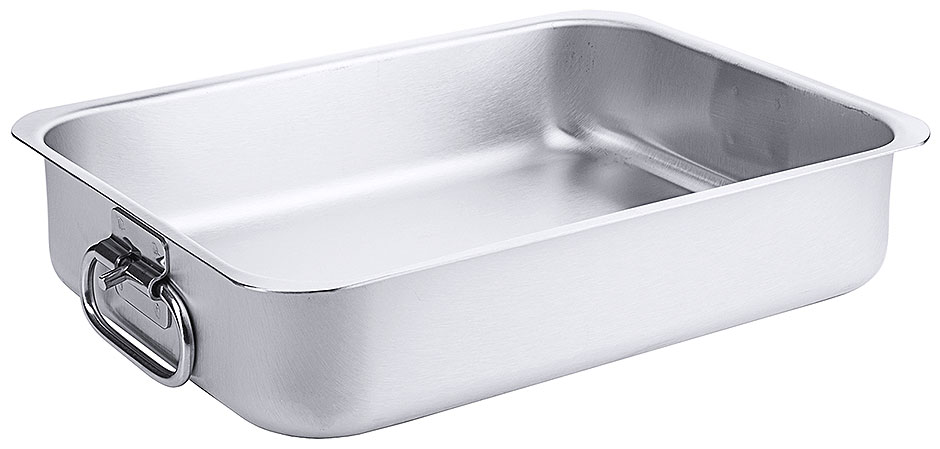 Bratröhrenpfanne - Maße 37,5 x 27,5 cm mit 6,0 Liter Volumen Bratröhrenpfanne - Maße 37,5 x 27,5 cm mit 6,0 Liter Volumen