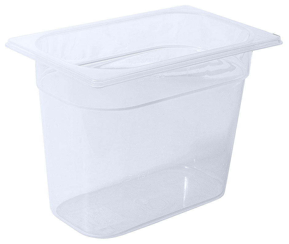 GN Behälter 1/4 - Polypropylen - 200 mm tief - Volumen 4,5 Liter