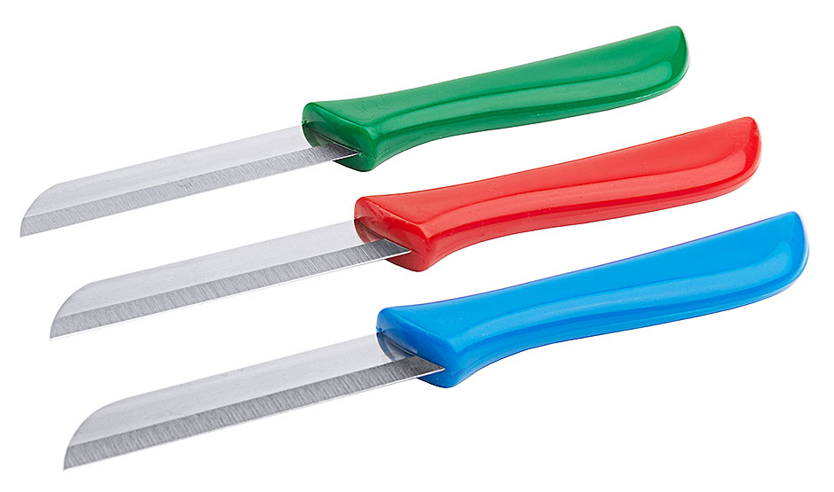 Küchenmesser mit blauem Griff