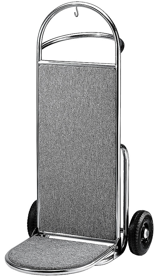 Contacto Gepäckkarre aus Edelstahl in grau Contacto Gepäckkarre aus Edelstahl in grau