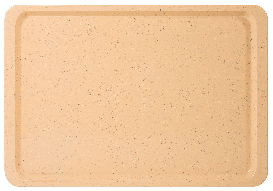 Tablett GN 1/1 - 53,0 x 32,5cm aus Polyesterharz in melba Tablett GN 1/1 - 53,0 x 32,5cm aus Polyesterharz in melba