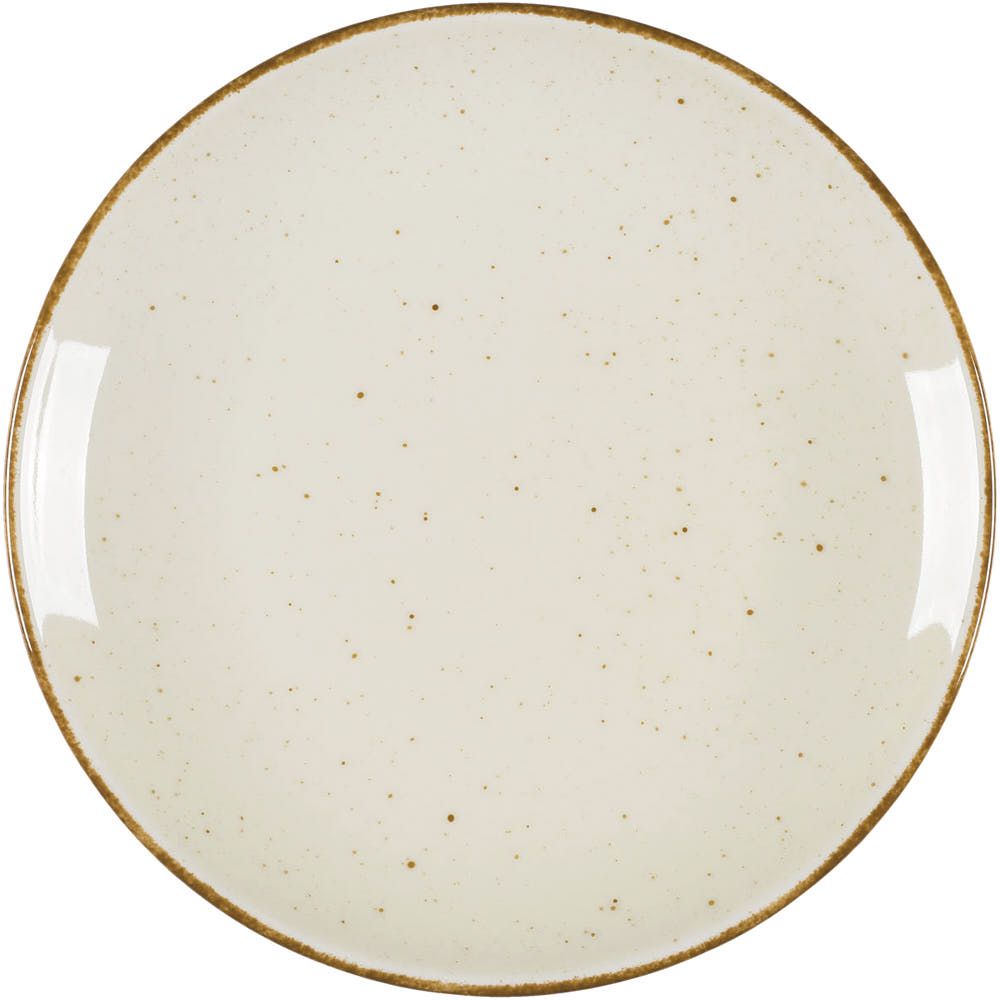 Teller flach Ø 210 mm, Serie Hotel, cremefarben