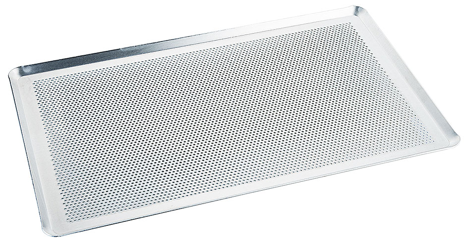 Backblech - perforiert - Maße 53,0 x 32,5 cm - Höhe 1,0 cm Backblech - perforiert - Maße 53,0 x 32,5 cm - Höhe 1,0 cm