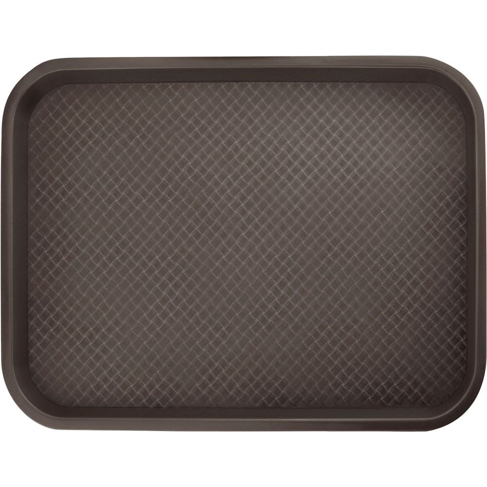 Fast Food Tablett 450x350mm, Polypropylen in braun