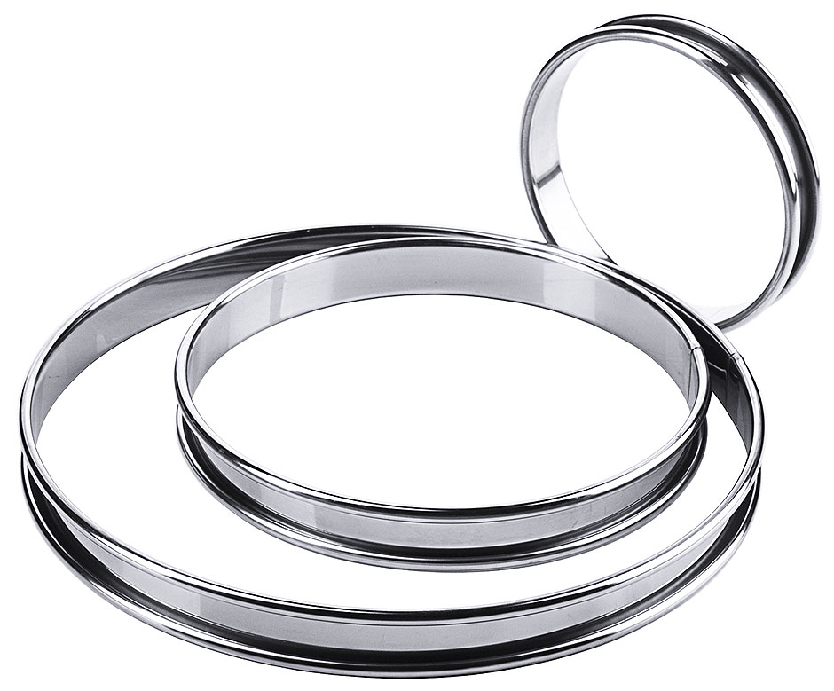 Tortenring flach Ø 20,0 cm aus Edelstahl 18/0