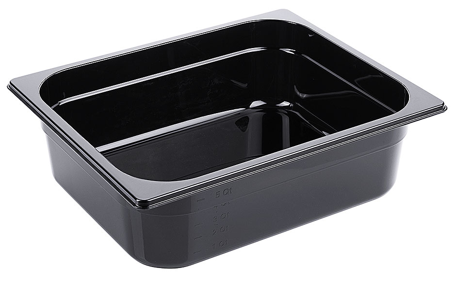 GN-Behälter 1/2, 100 mm tief, aus Polycarbonat GN-Behälter 1/2, 100 mm tief, aus Polycarbonat