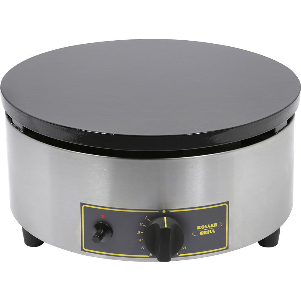 ROLLER GRILL Gas-Crêpesgerät, Abmessung Ø 400 mm, Höhe 160 mm ROLLER GRILL Gas-Crêpesgerät, Abmessung Ø 400 mm, Höhe 160 mm