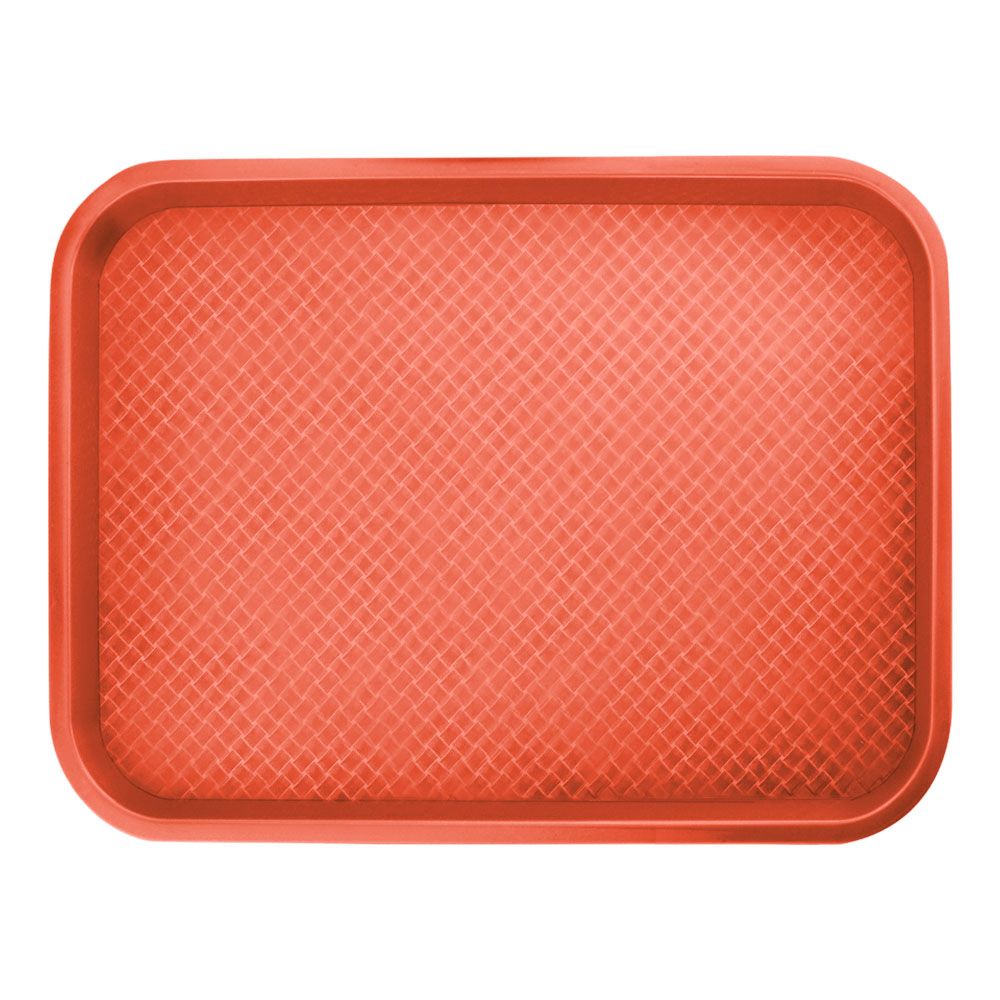 Fast Food Tablett 400x300mm, Polypropylen in rot