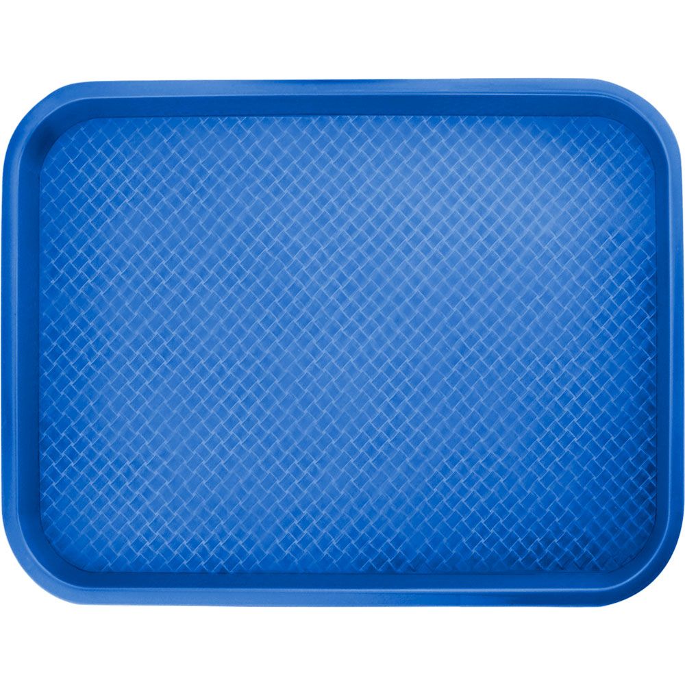 Fast Food Tablett 450x350mm, Polypropylen in blau