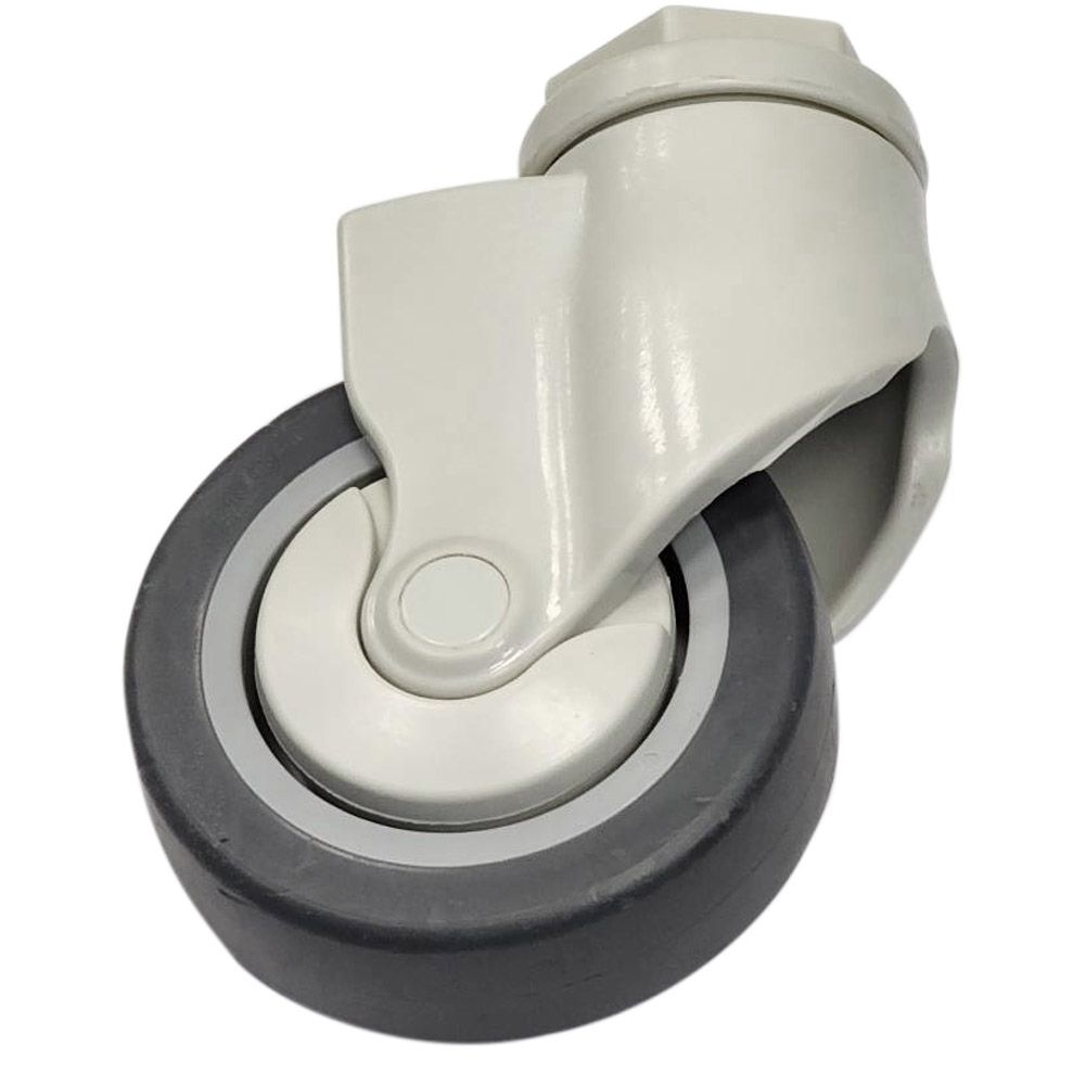 Lenkrolle ohne Bremse für Lagerregale aus Aluminium Lenkrolle ohne Bremse für Lagerregale aus Aluminium