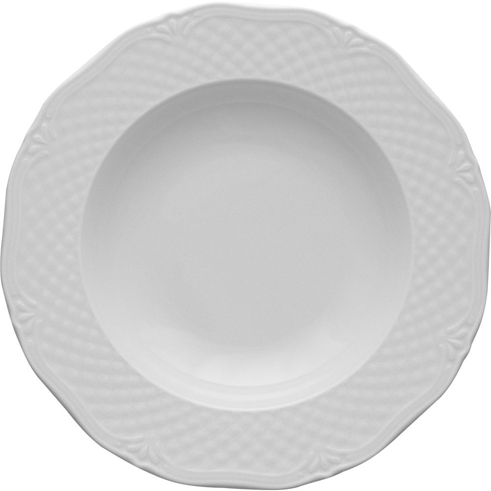 Tiefer Teller Ø 225 mm aus der Porzellanserie Aphordite Tiefer Teller Ø 225 mm aus der Porzellanserie Aphordite