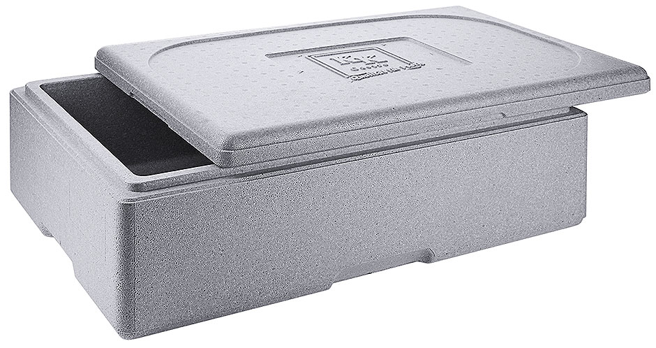 Thermobox aus EPS GN 1/1 mit 22,0 Liter Inhalt Thermobox aus EPS GN 1/1 mit 22,0 Liter Inhalt