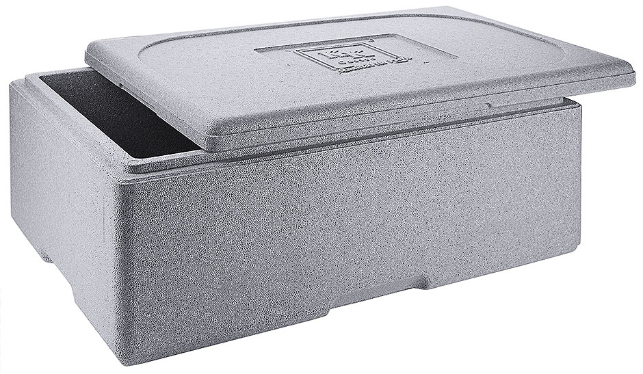 Thermobox aus EPS GN 1/1 mit 29,0 Liter Inhalt Thermobox aus EPS GN 1/1 mit 29,0 Liter Inhalt