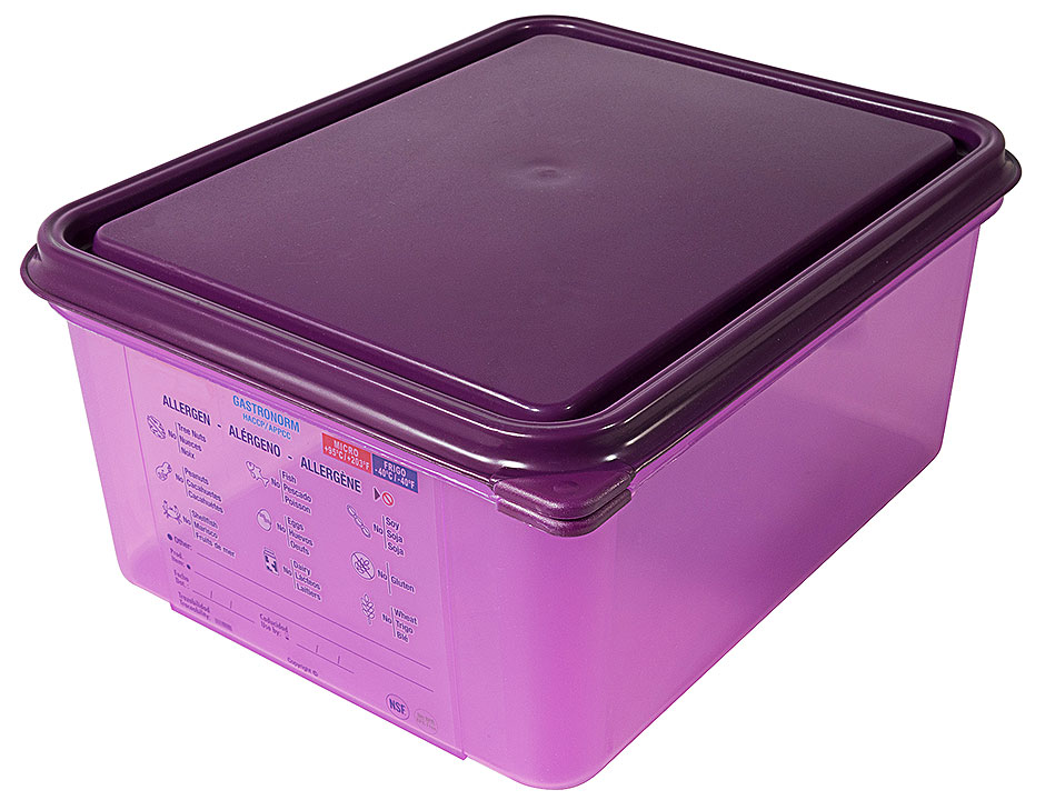 GN Behälter 1/2 allergen - Tiefe 15 cm - Volumen 10,0 Liter GN Behälter 1/2 allergen - Tiefe 15 cm - Volumen 10,0 Liter