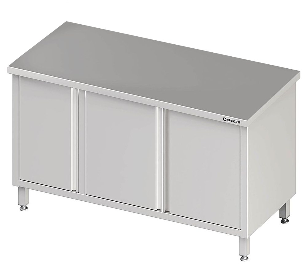 Arbeitsschrank mit Flügeltüren 190x70x85cm, ohne Aufkantung Arbeitsschrank mit Flügeltüren 190x70x85cm, ohne Aufkantung