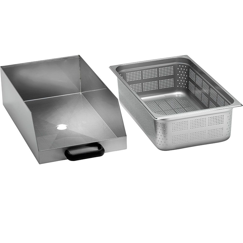 2tlg, Auffangschale für Kartoffelschälmaschine 2tlg, Auffangschale für Kartoffelschälmaschine