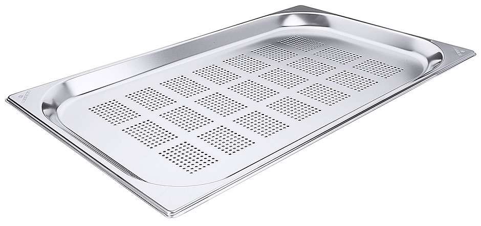 GN Behälter perforiert GN 1/1 - 20 mm tief - Volumen 2,5 Liter GN Behälter perforiert GN 1/1 - 20 mm tief - Volumen 2,5 Liter