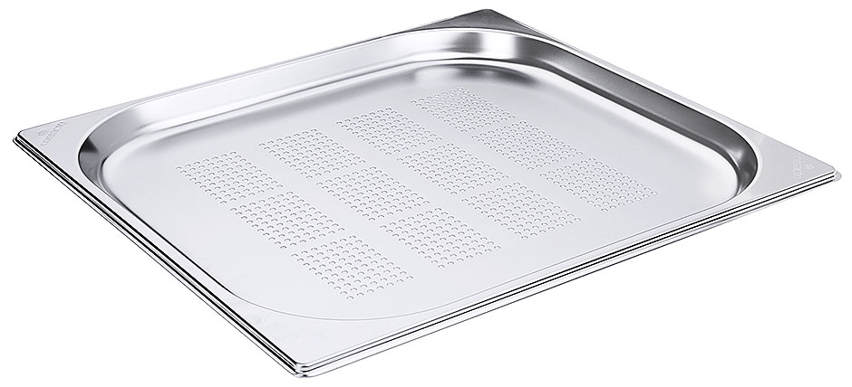 GN Behälter perforiert GN 2/3 - 20 mm tief - Volumen 1,5 Liter GN Behälter perforiert GN 2/3 - 20 mm tief - Volumen 1,5 Liter