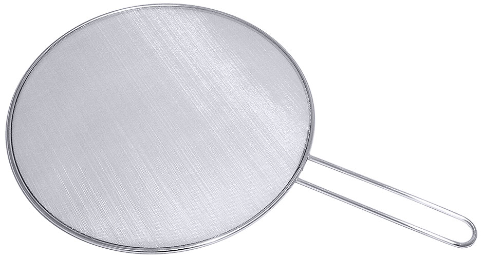 Pfannen Spritzschutz Ø außen 33 cm - Stiellänge 18 cm Pfannen Spritzschutz Ø außen 33 cm - Stiellänge 18 cm