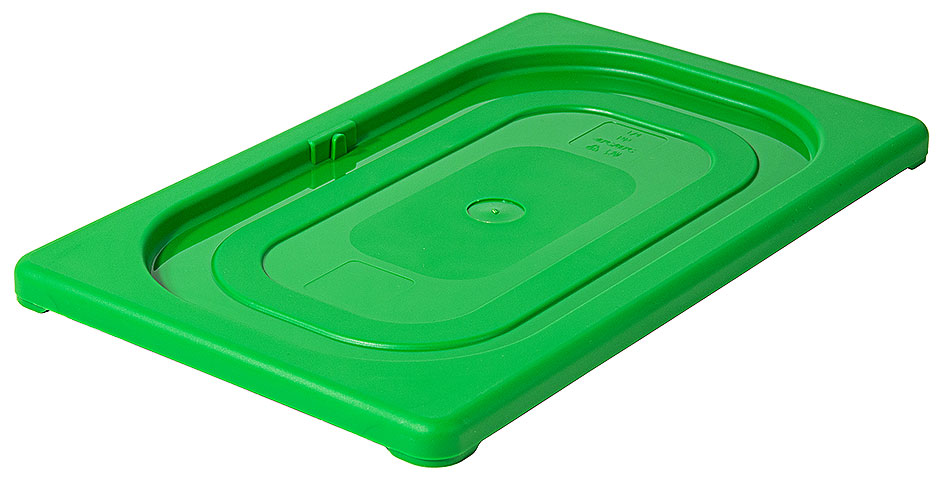 Deckel GN 1/4 - Polypropylen - HACCP Farbe grün Deckel GN 1/4 - Polypropylen - HACCP Farbe grün