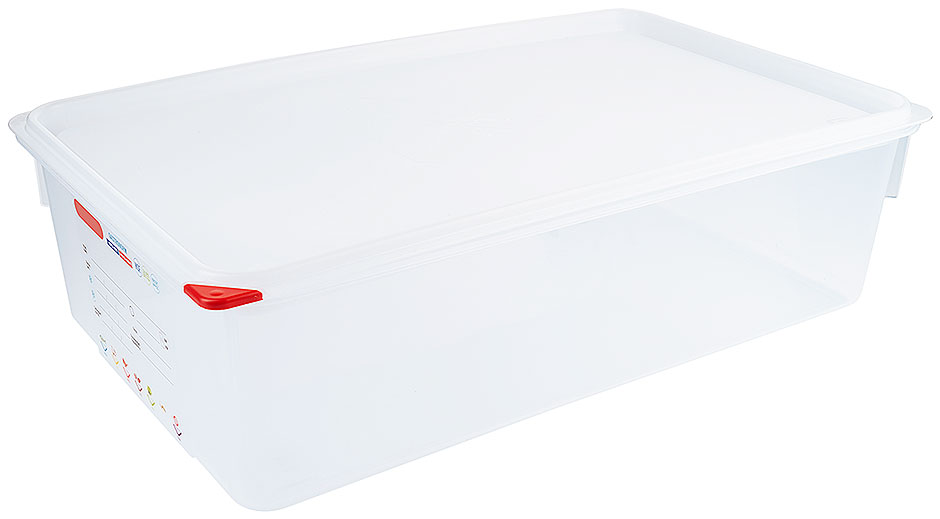 Lebensmittelbehälter GN 1/1 - Tiefe 15 cm - Volumen 21,0 Liter Lebensmittelbehälter GN 1/1 - Tiefe 15 cm - Volumen 21,0 Liter