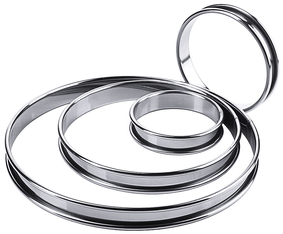 Tortenring flach Ø 20,0 cm aus Edelstahl 18/0