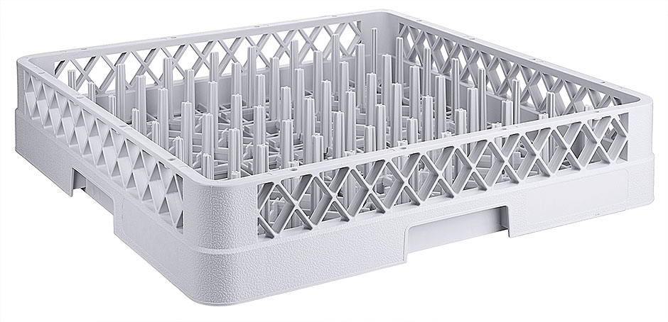 Geschirrspülkorb für Teller - Farbe grau