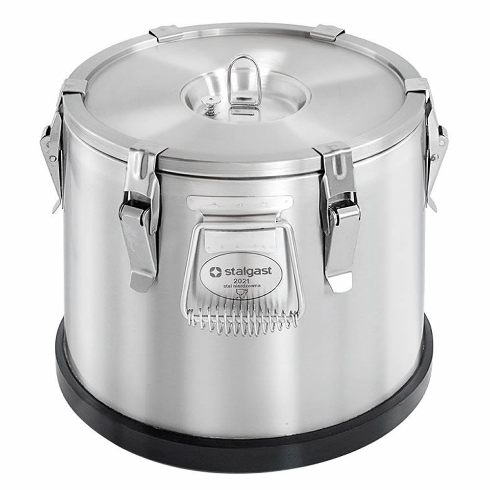 Thermobehälter aus rostfreiem Edelstahl, 20 Liter Thermobehälter aus rostfreiem Edelstahl, 20 Liter