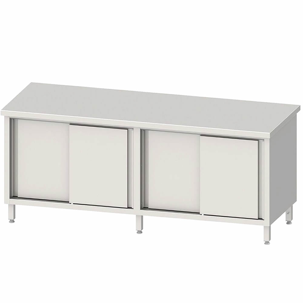Durchreicheschrank mit 2x2 Schiebetüren 200x70x85cm