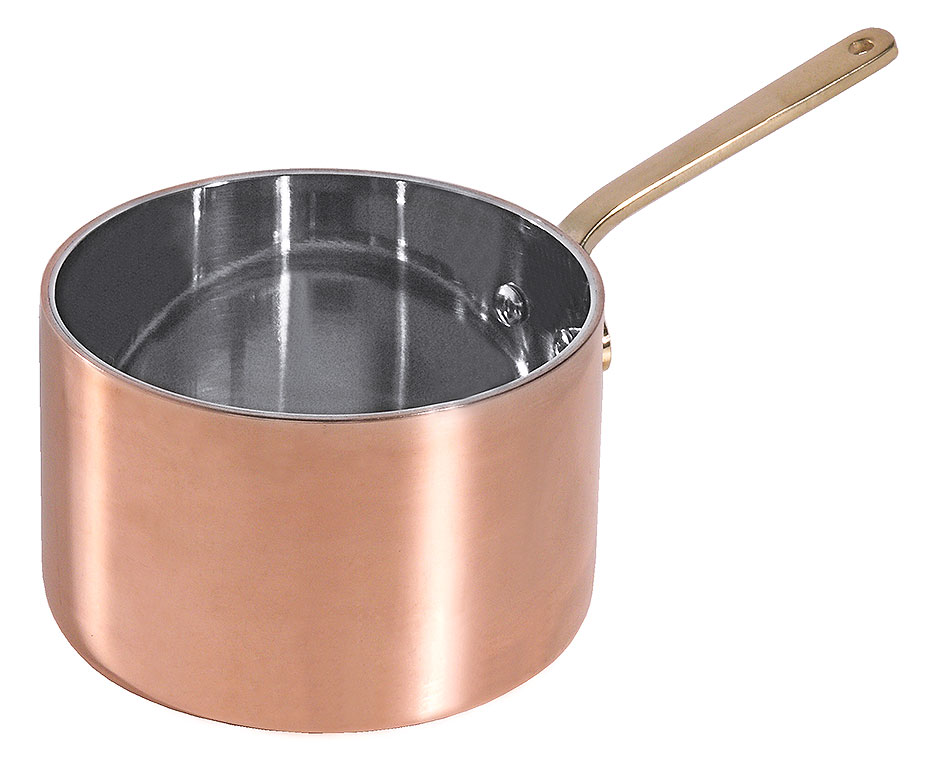 Kupfer Mini Kasserolle tief Ø innen 6,5 cm - Volumen 0,15 Liter