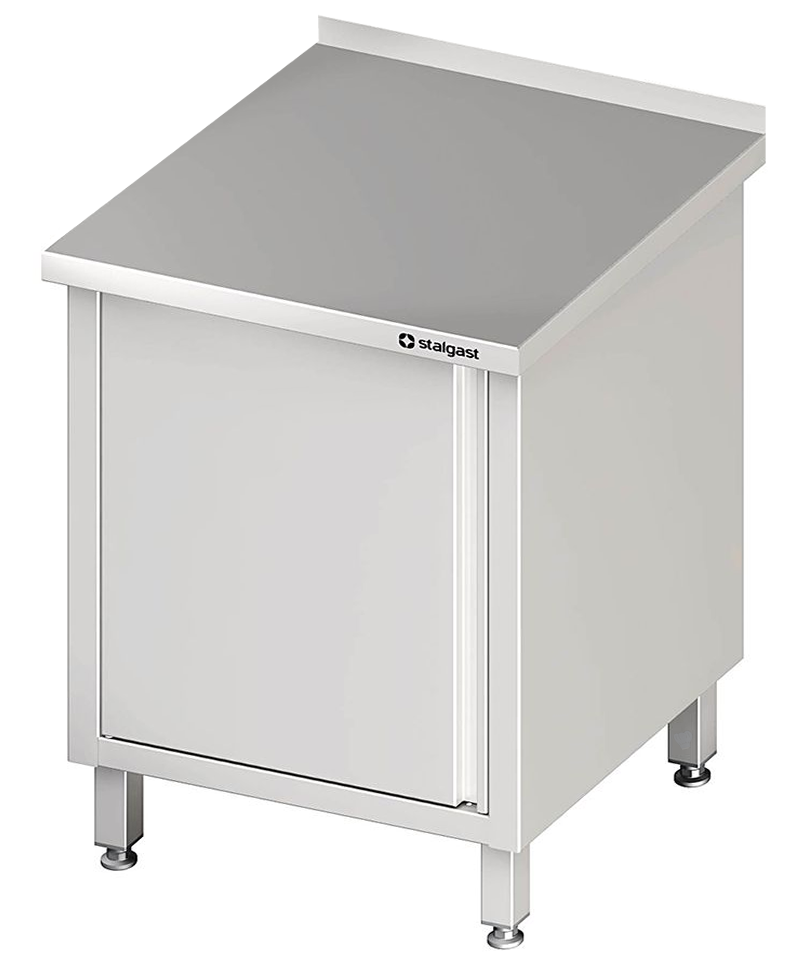 Arbeitsschrank mit Flügeltür 60x70x85cm, mit Aufkantung Arbeitsschrank mit Flügeltür 60x70x85cm, mit Aufkantung