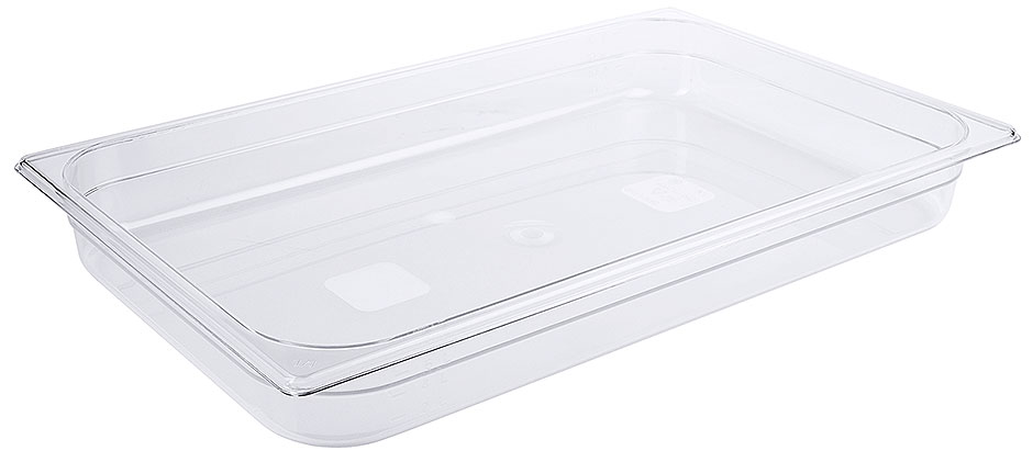 GN Behälter 1/1 - Polycarbonat - 65 mm tief - Volumen 8,5 Liter