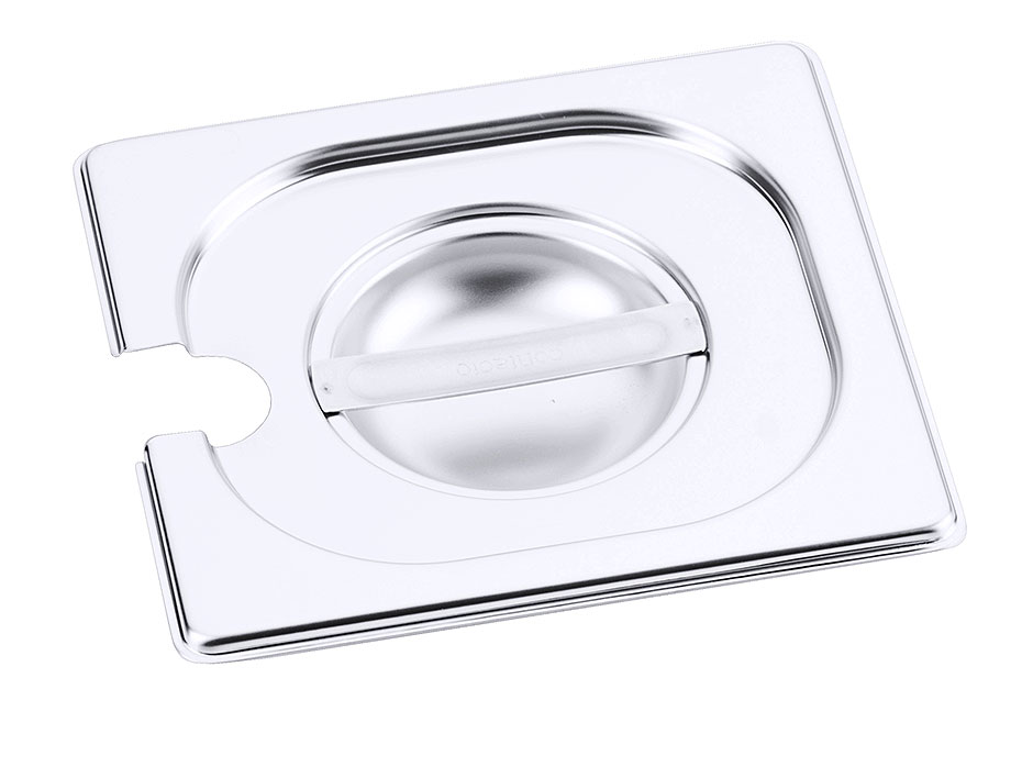 Deckel GN 1/6 für 7011-7023 - mit Löffelausschnitt Deckel GN 1/6 für 7011-7023 - mit Löffelausschnitt