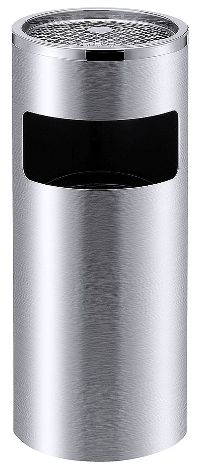 Papierkorb mit Netzaschenbecher Ø 25,0 cm, Höhe 61,0 cm Papierkorb mit Netzaschenbecher Ø 25,0 cm, Höhe 61,0 cm