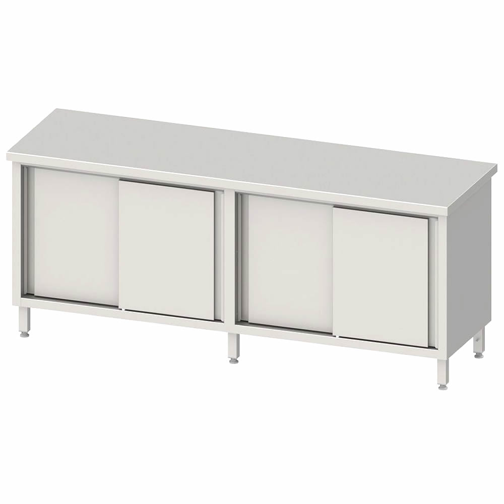 Durchreicheschrank mit 2x2 Schiebetüren 200x60x85cm