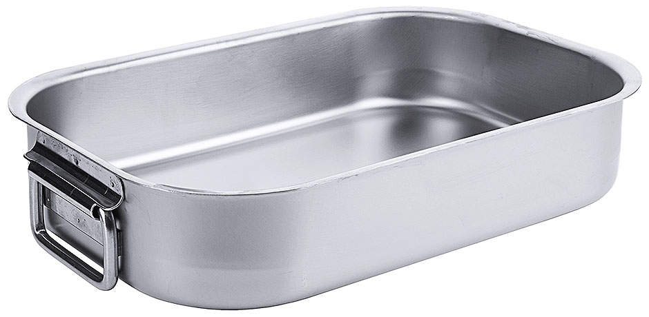 Bratröhrenpfanne - Maße 42,0 x 28,5 cm mit 9,0 Liter Volumen Bratröhrenpfanne - Maße 42,0 x 28,5 cm mit 9,0 Liter Volumen