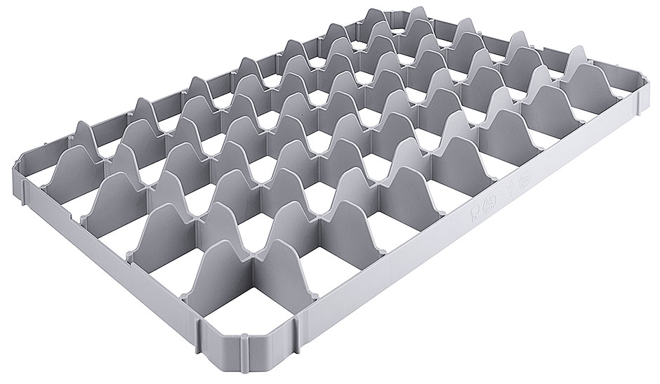 Einsatz für 40 Gläser, unten Einsatz für 40 Gläser, unten