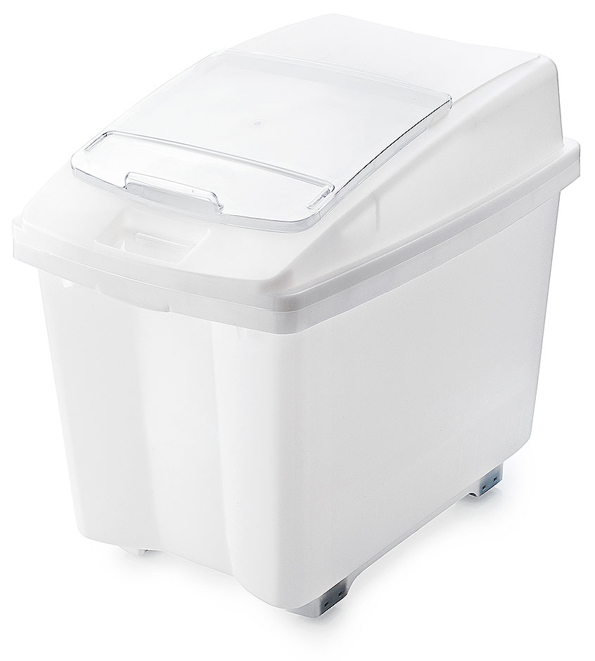 Zutatenbehälter Volumen 80 Liter auf Rollen Zutatenbehälter Volumen 80 Liter auf Rollen